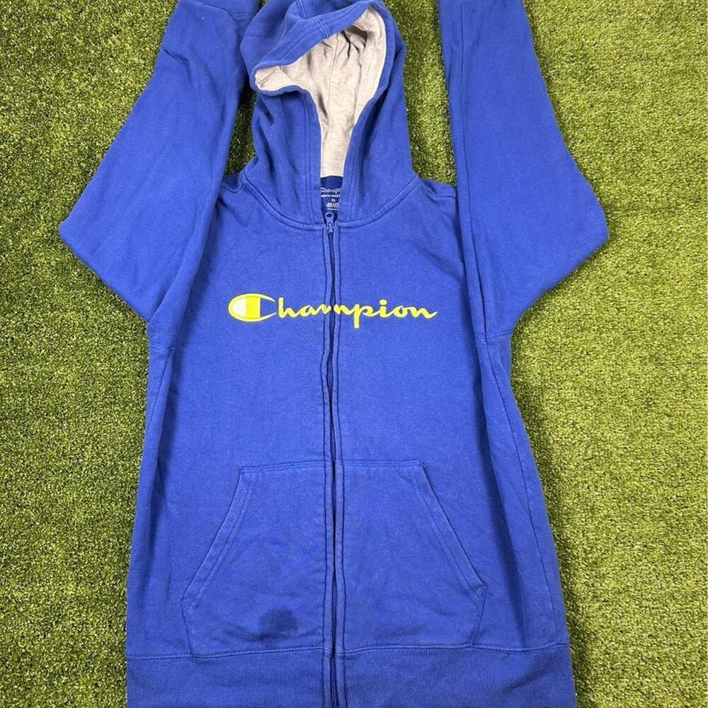 Champion Men's Blue Hoodie